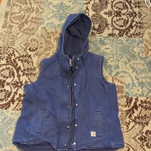 Carhartt Sherpa Sandstone Berkley Vest with Hood